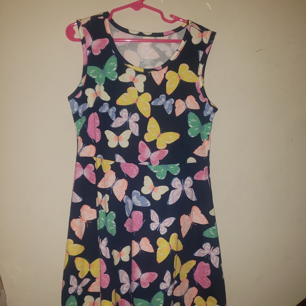 Girl Summer Butterfly Dress